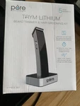 Pure Trym Lithium Beard Trimmer And Hair Grooming Kit. Fixed Price $17.99.