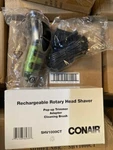 Conair Cord/cordless Rechargeable Triple Rotary Head Shaver Pop-up Trimmer Clear. Fixed Price $29.99.