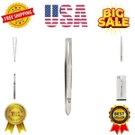 Slant Tweezer, Professional Quality Stainless Steel, Provides Strong Grip, .... Fixed Price $15.99.