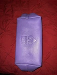 Carnival Elite Purple Leather Makeup Bag/shaving Kit. Fixed Price $20.00.