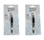 (lot Of 2) New Beauty 360 Salon Deluxe Curved Tweezers Slant Tip Stainless Steel. Fixed Price $8.95.