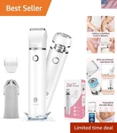 Cordless Electric Bikini Shaver & Body Trimmer For Women - Gentle Ceramic Blades. Fixed Price $50.32.