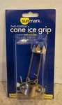 Sunmark Cane Ice Grip Universal Two Position Anti Slip Stainless Flip Up 1CT New. Fixed Price $11.99.
