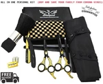 Professional Cutting Scissors Barber Shears Hairdressing Salon 9PCS Set. Fixed Price $46.46.