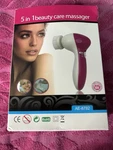 5-IN-1 Electric Facial AE-8782, Cleaning Brush, White/pink, Battery. Fixed Price $11.89.