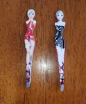 Lot Of 2 Glam Girl Tweezers Die-cut By Tina Touch. Fixed Price $14.95.