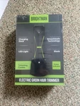 Brightman Body Hair Trimmer For Men, With 3 Trimming Combs, Wireless Charger. Fixed Price $15.00.