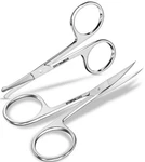 Utopia Care Eyebrow Scissors, Professional 1 Count (pack 2), Silver. Fixed Price $9.66.