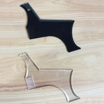 Trimming Beard Shaper Styling Comb Template Barber Tool Symmetry Shaping. Fixed Price $7.99.