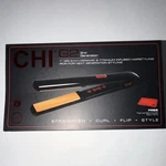 Chi G2 Ceramic & Titanium Flat Iron 1" Digital Display Adjustable Heat Black Red. Fixed Price $99.00.