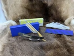 Dovo 6/8 Bismarck Solingen Germany Ebony Straight Razor Gold Etch Mint Box++. Fixed Price $225.28.