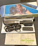 Vintage Sunbeam Hair Groomer For Men Electric Comb Brush Kit Nos. Fixed Price $19.79.