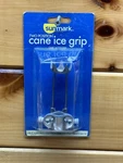 New Sunmark Cane Ice Grip Universal Two Position Anti Slip Stainless Flip Up 1CT. Fixed Price $14.99.