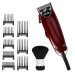 Oster Professional 76023-510 Fast Feed Clipper Red With 8 Guide Combs & Brush. Fixed Price $68.99.