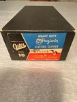Vtg Oster Model 10 Progienic Heavy Duty Electric Barber Hair Clipper + Extras. Fixed Price $86.00.