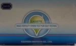 Men Fertility Kit For Self-testing Sperm Equinox Biotech. Fixed Price $43.04.