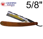Dovo 91 Sunday Shaver 5/8" Shoulderless Razor Redwood Scales Solingen Germany. Fixed Price $191.00.