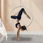 3FT Steel Pipe Aerial Hoop Gyms Dance Studio Lifting Ring Single Point Yoga. Fixed Price $102.26.