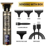 Professional Hair Clippers Trimmer Cutting Beard Cordless Barber Shaving Machine. Fixed Price $12.99.