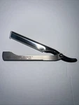 Dovo Shavette Aluminum Holder Stainless Steel Handle & 10 Pc Merkur Blades. Fixed Price $74.98.