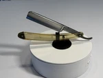 Shave Ready Vintage Dubl Duck Satinedge 5/8 Straight Razor Gold Celluloid. Fixed Price $109.99.
