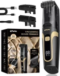 Vacuum Beard Trimmer For Men Cordless 20 Length Settings Led Waterproof. Fixed Price $15.99.
