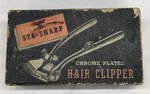 Vintage Sears Roebuck Sta-sharp Hair Clippers Model 6216 Original Box 1938. Fixed Price $24.00.