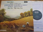 Zrg 862 Copland Old American Songs Etc / Tear Ledger. Fixed Price $8.11.