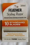 Pack Of 9 Feather Standard Styling Razor Replacement Blades Jatai 433025 Japan. Fixed Price $13.00.