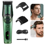 Built Vacuum Hair Trim Shave Cordless Clipper Men Beard Face Mustache Skin. Fixed Price $27.59.