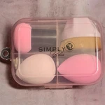 Simply Bella Makeup Sponge Set Beauty Blender + Case Brush. Fixed Price $9.99.