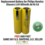 Philips Norelco T990 Beard Trimmer Rechargeable Battery 2.4V 800MAH Aa Nicd. Fixed Price $14.99.