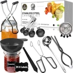 Stainless Steel Canning Kit Starter Set Water Bath Pressure Canner Tools. Fixed Price $29.99.