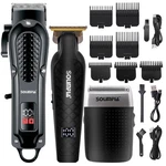 Solimpia Clippers Set Machine Oil Head Carving Digital Display Haircut Scis. Fixed Price $72.88.