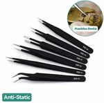 6PCS Precision Tweezers Set Esd Anti Static Stainless Steel Tools - New. Fixed Price $11.43.