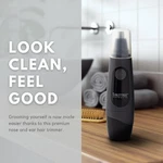 Toilettree Products Water Resistant Nose And Ear Hair Trimmer With Led Light. Fixed Price $8.95.