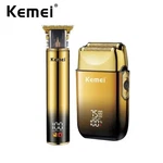 Professional Hair Clippers Kemei Barber Shaving Cutting Beard Cordless Trimmer. Fixed Price $110.31.