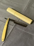 Collectible Straight Razor 1908 Ern Wald Solengen Celluloid Handle Case. Fixed Price $44.99.