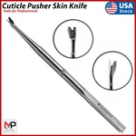 Cuticle Pusher Remover Nail Cleaner Manicure Pedicure Stainless Steel Tool Ce. Fixed Price $8.12.