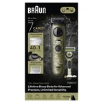 Braun AIO7550 All-in-one Series Waterproof Trimmer Kit Camouflage Green Nib. Fixed Price $59.95.