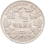 1/2 Mark Empire 1916 Silver #329/CONDITION!!!. Fixed Price $17.39.