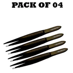 Forgica Professional Stainless Steel Plain Coated Black Tweezers. Fixed Price $12.59.