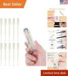 Portable Nose Hair Trimmer With Stainless Steel Blades 10-PACK Compact Set. Fixed Price $8.99.