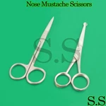 Nose Scissors Moustache Mustache Hair Trimming Baby Grooming (choose). Fixed Price $6.99.