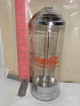 Coca-cola Straw Made Like The Old Barbicide Shaving Sterilizing Jars. Fixed Price $9.99.