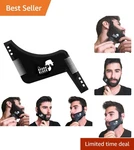 Professional Beard Shaping Template With Guide Save Barbershop Visits. Fixed Price $18.99.