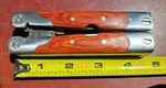 Hesco Bastion Multi-tool Silver Stainless Steel Knife Wooden Handle. Fixed Price $33.33.