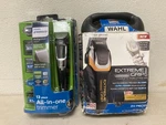 Lot Of 2 Wahl Extreme Grip Pro Haircut Kit + Philips Norelco 3000 Trimmer. Fixed Price $41.99.