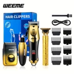 2/3/4IN1 Electric Hair Clipper Set Men Rechargeable Cordless Trimmer Shaver Tool. Fixed Price $33.99.