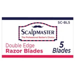 Scalpmaster Double Edge Stainless Steel Blades 5PK (SC-BL5). Fixed Price $11.53.